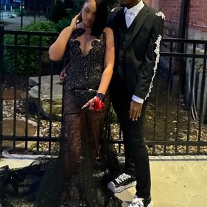 Black prom dress